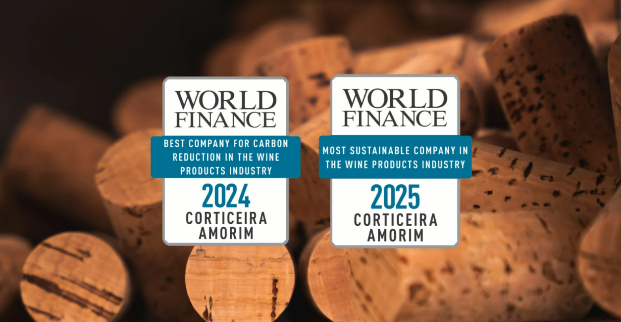 Sustentabilidade da Corticeira Amorim duplamente premiada pela World Finance