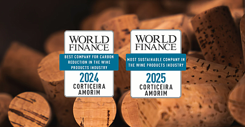 Sustentabilidade da Corticeira Amorim duplamente premiada pela World Finance