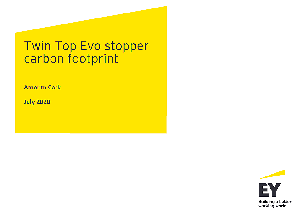 Twin Top® Evo stopper carbon footprint