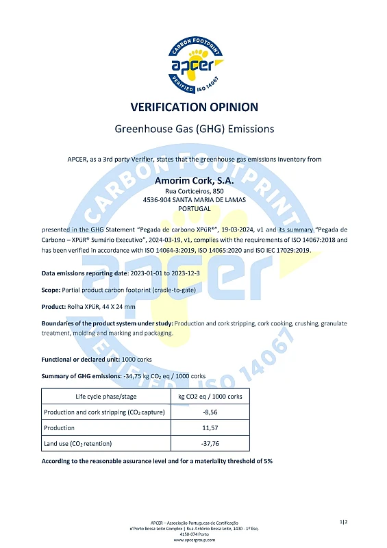 Xpür Carbon Footprint 03-19-2024 v1