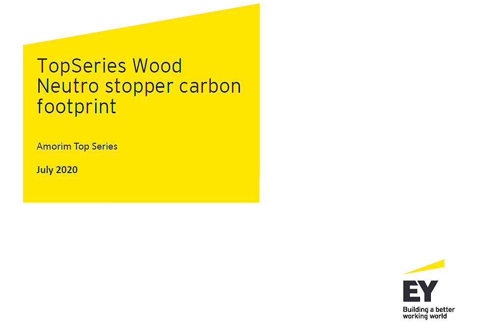 Top Series wood Neutro stoppers carbon footprint